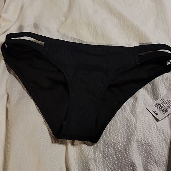 NWT CHEEKY OPEN SIDE RIBBED BIKINI BOTTOM SIZE SMALL - Picture 2 of 8